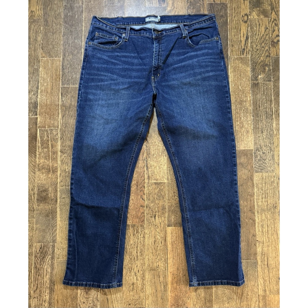 Members Mark Straight Fit Blue Jeans Men's Size W40xL30 Stretch Style 116201